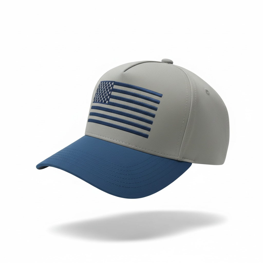 Palm Paradise - American flag hat