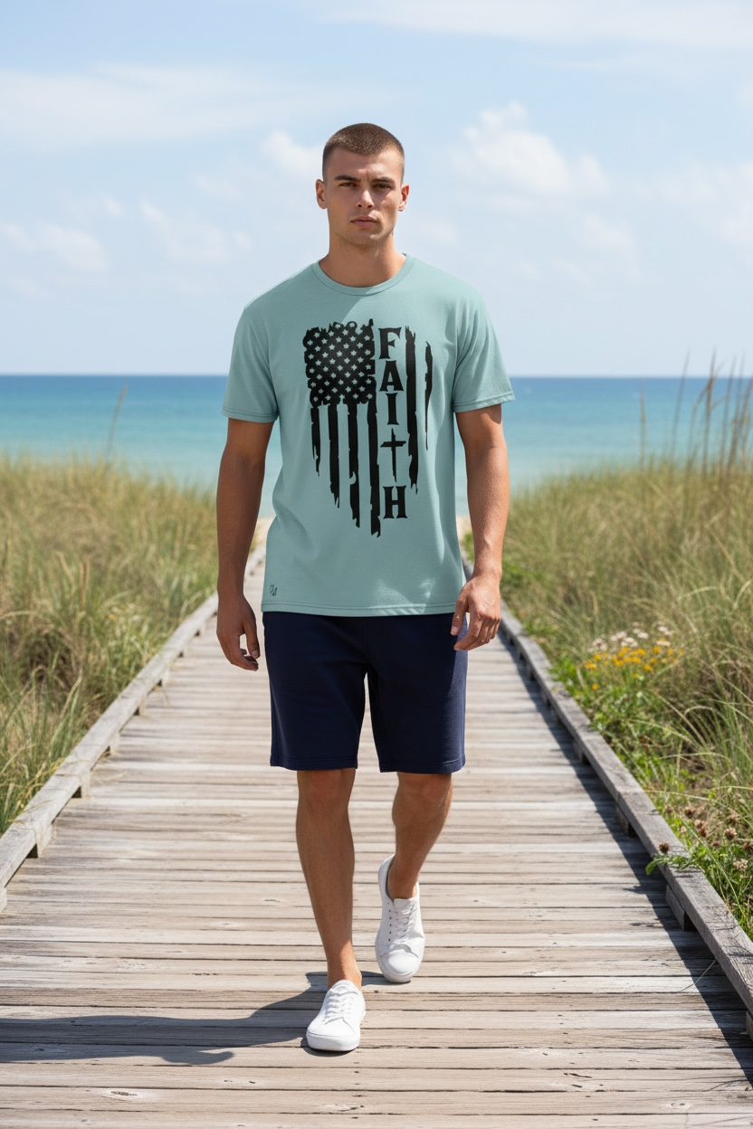Faith/ Patriot t- shirt