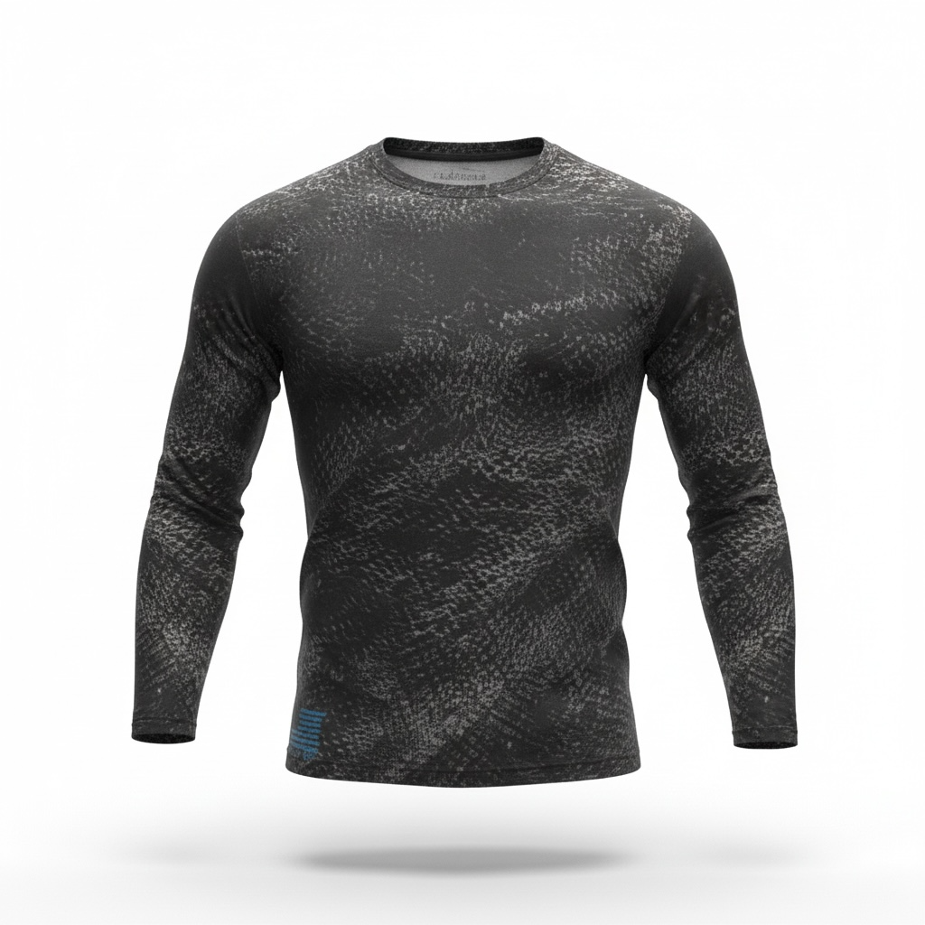 Palm water colors - Long sleeve shirt UPF 50