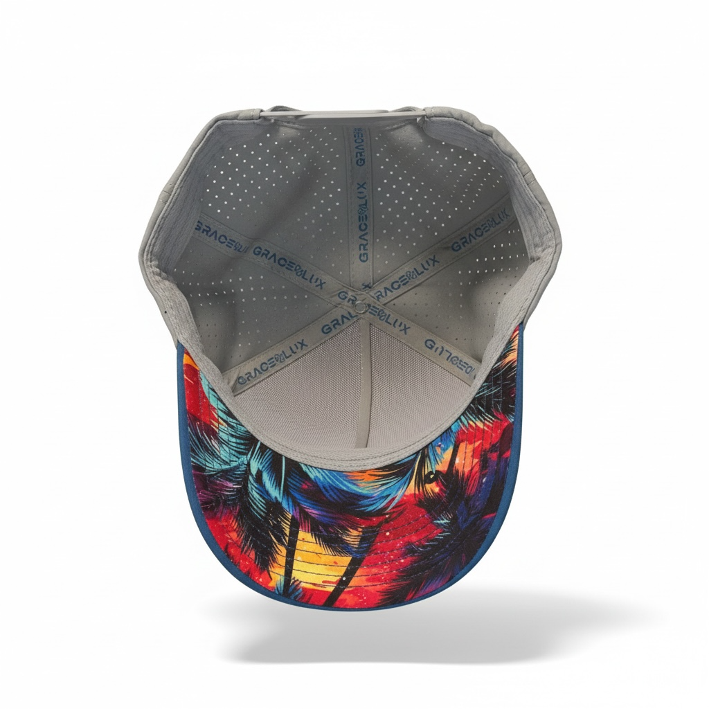 Palm Paradise - American flag hat
