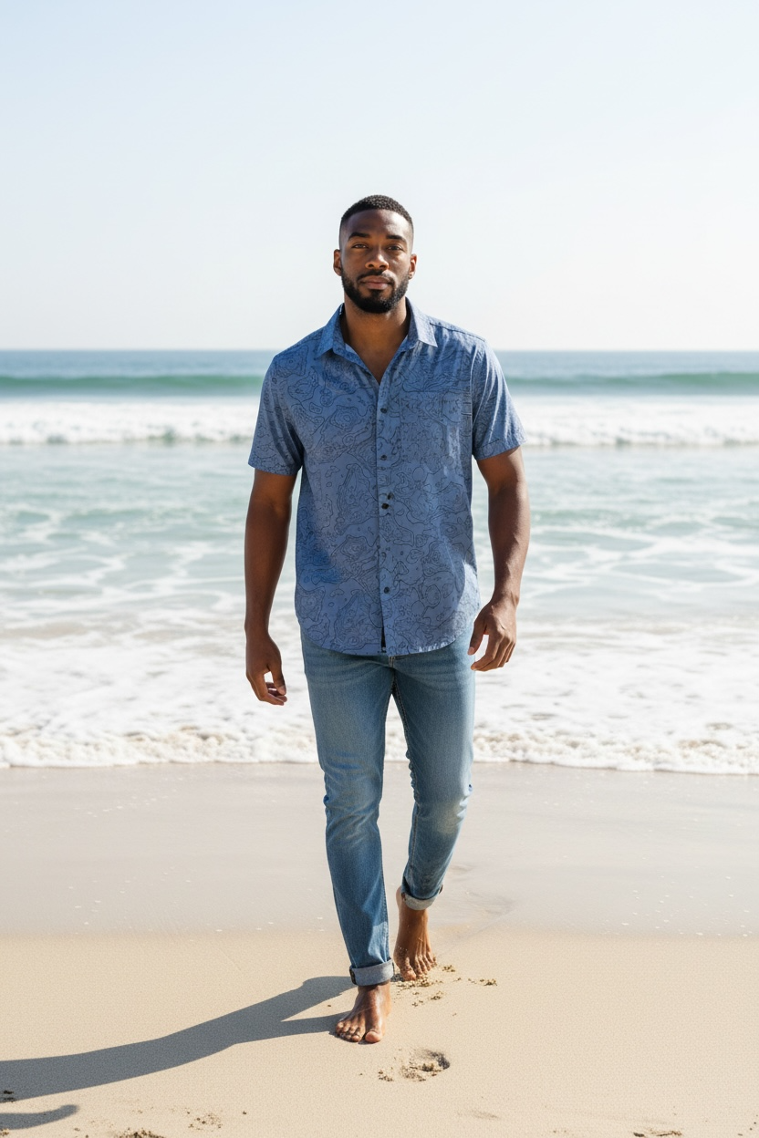Elevation Button up