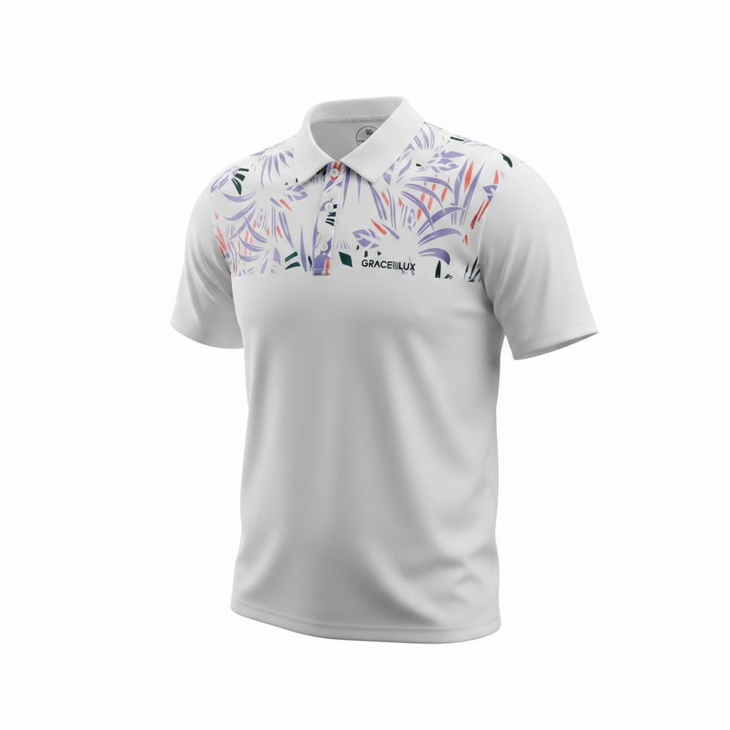 White tropics Polo